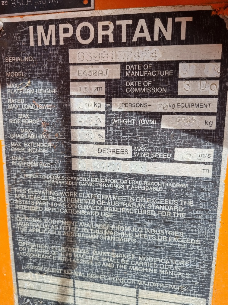 Sold - Articulated Boom Lift - View 2